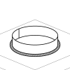 Soldered 3in Riser in Hole